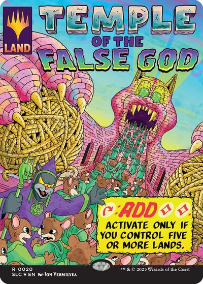 Temple of the False God (Halo Foil) (Secret Lair Countdown Kit) Light Play Foil