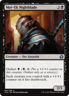 Mer-Ek Nightblade (Iconic Masters) Light Play