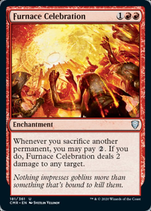 Furnace Celebration (Commander Legends) Light Play Foil