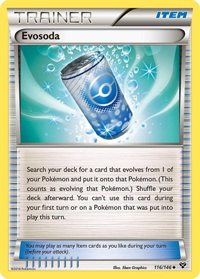 Evosoda (XY Base Set) Medium Play