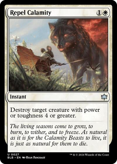 Repel Calamity (Bloomburrow) Light Play