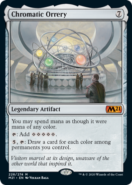 Chromatic Orrery (Magic 2021 Core Set) Near Mint