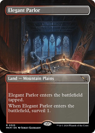 Elegant Parlor (Borderless) (Murders at Karlov Manor) Light Play Foil