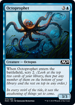 Octoprophet (Magic 2020 Core Set) Light Play Foil