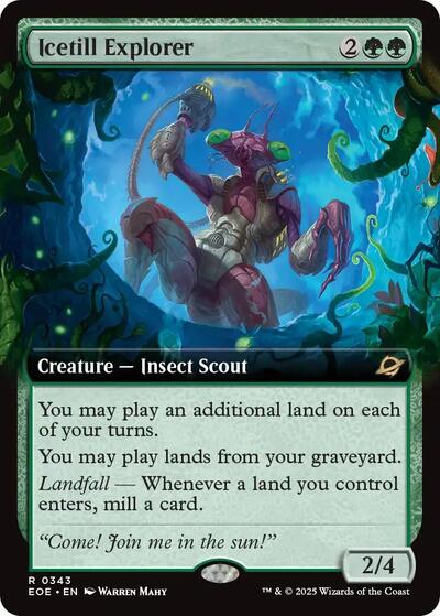 Icetill Explorer (Extended Art) (Edge of Eternities) Light Play Foil
