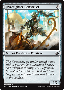Prizefighter Construct (Aether Revolt) Light Play Foil