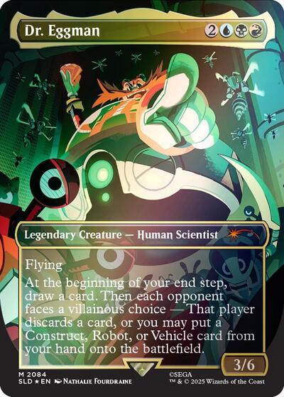 Dr. Eggman (Rainbow Foil) (Secret Lair) Light Play Foil