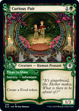 Curious Pair (Showcase) (Throne of Eldraine) Light Play Foil