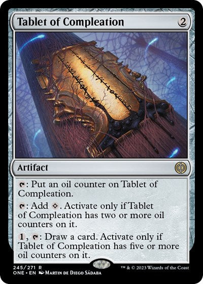 Tablet of Compleation (Phyrexia: All Will Be One) Light Play