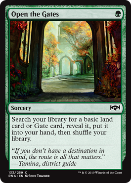Open the Gates (Ravnica Allegiance) Light Play Foil