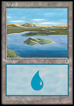 Island (169) (Portal Three Kingdoms) Heavy Play