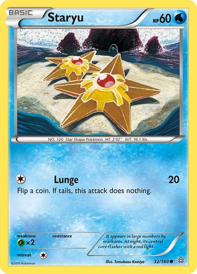 Staryu (XY - Primal Clash) Medium Play