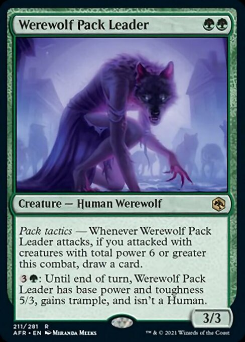 Werewolf Pack Leader (Adventures in the Forgotten Realms) Light Play Foil