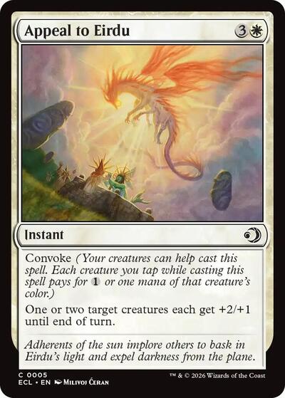 Appeal to Eirdu (Lorwyn Eclipsed) Light Play