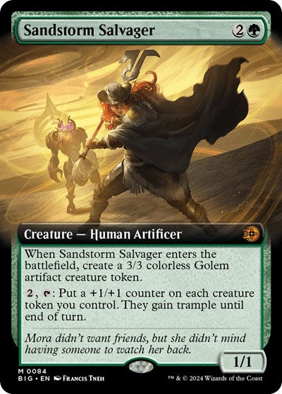 Sandstorm Salvager (Extended Art) (Outlaws of Thunder Junction: The Big Score) Damaged / Poor