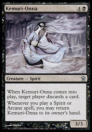 Kemuri-Onna (Saviors of Kamigawa) Light Play