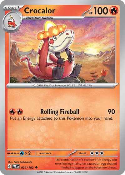 Crocalor (Scarlet and Violet: Paradox Rift) Light Play