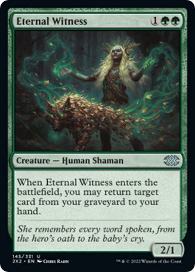Eternal Witness (Double Masters 2022) Light Play