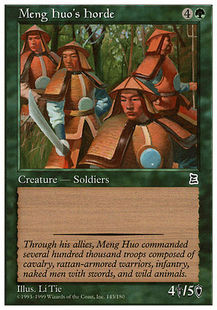 Meng Huo's Horde (Portal Three Kingdoms) Near Mint