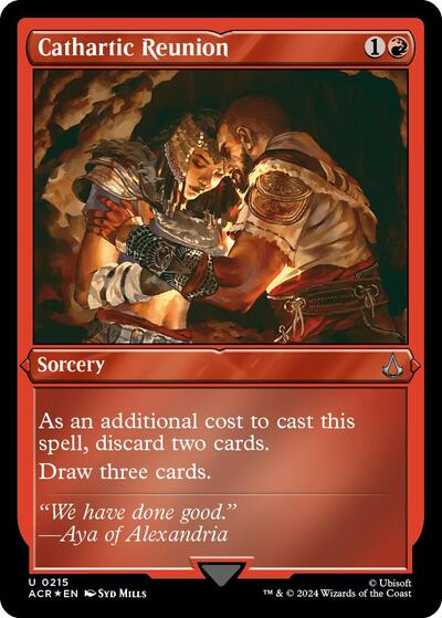 Cathartic Reunion (Foil Etched) (Universes Beyond: Assassin's Creed) Light Play Foil