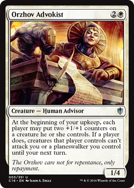 Orzhov Advokist (Commander 2016 Edition) Light Play