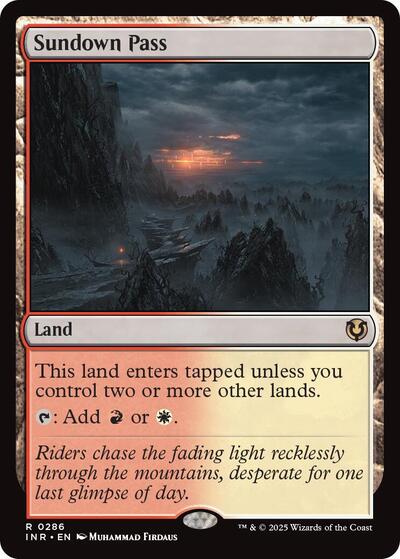 Sundown Pass (Innistrad Remastered) Light Play