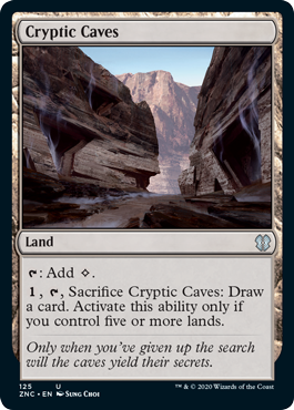 Cryptic Caves (Commander 2020 Zendikar Rising) Light Play