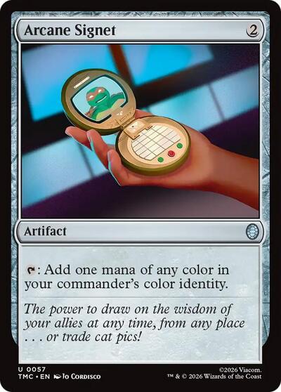 Arcane Signet (Commander: Teenage Mutant Ninja Turtles) Light Play