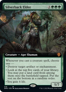 Silverback Elder (Extended Art) (Dominaria United) Light Play