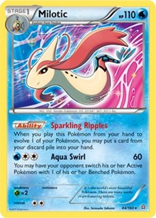 Milotic - 44/160 (XY Primal Clash) (Deck Exclusives) Heavy Play