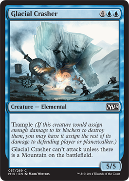 Glacial Crasher (Magic 2015 Core Set) Light Play