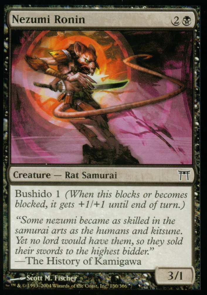 Nezumi Ronin (Champions of Kamigawa) Light Play