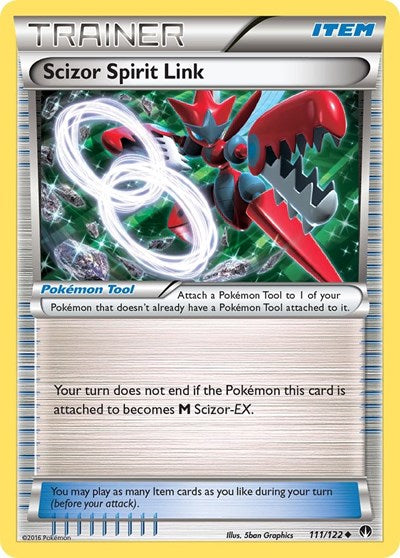 Scizor Spirit Link (XY - BREAKpoint) Medium Play