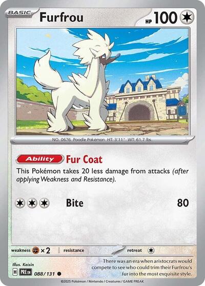 Furfrou (SV: Prismatic Evolutions) Light Play