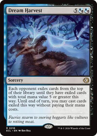 Dream Harvest (Lorwyn Eclipsed) Light Play