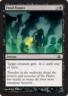 Fatal Fumes (Dragon's Maze) Light Play