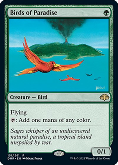 Birds of Paradise (Dominaria Remastered) Near Mint
