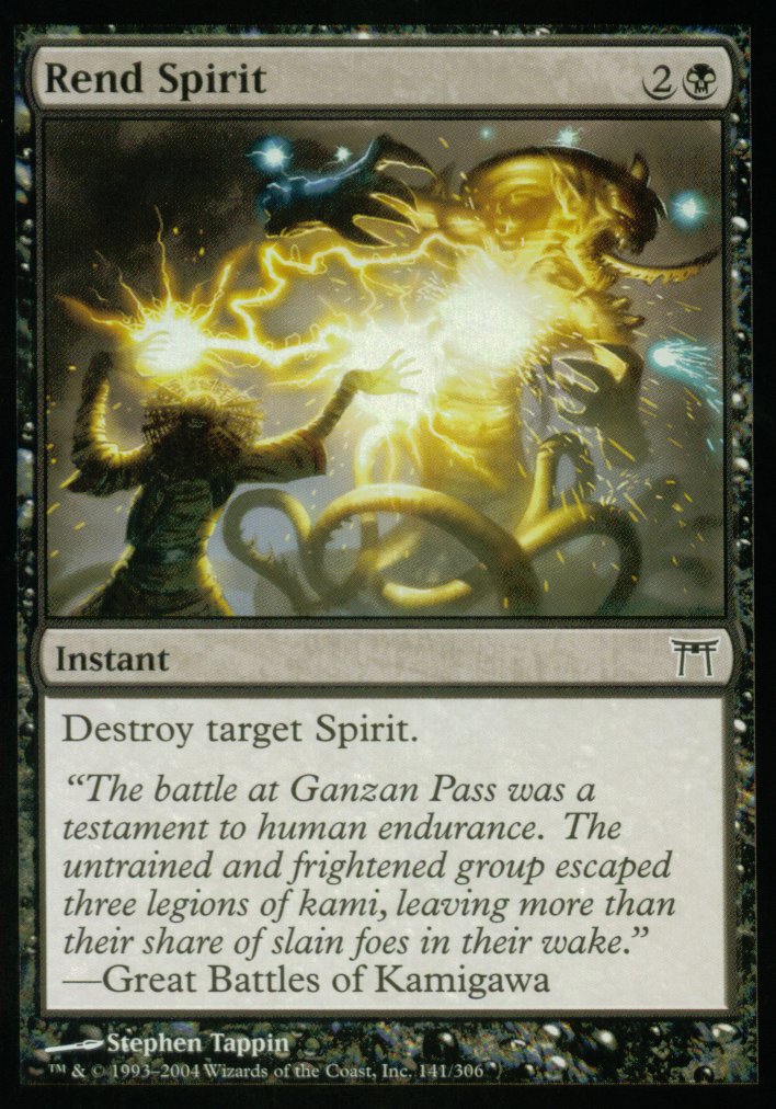 Rend Spirit (Champions of Kamigawa) Light Play