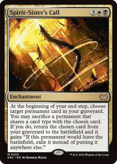 Spirit-Sister's Call (Commander: Duskmourn: House of Horror) Light Play