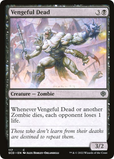 Vengeful Dead (Commander 2022 Starter Decks) Light Play