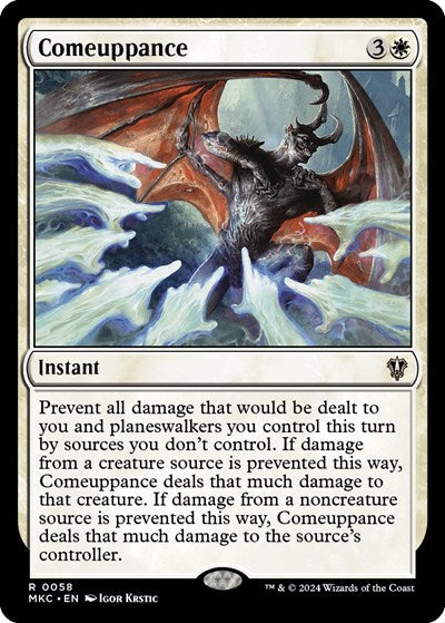 Comeuppance (Commander: Murders at Karlov Manor) Light Play