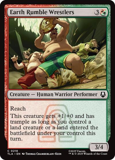 Earth Rumble Wrestlers (Avatar: The Last Airbender) Light Play