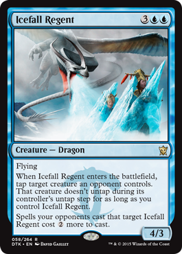 Icefall Regent (Dragons of Tarkir) Damaged / Poor