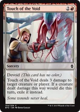 Touch of the Void (Battle for Zendikar) Medium Play