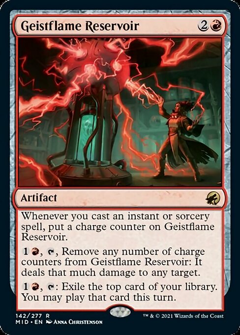 Geistflame Reservoir (Innistrad: Midnight Hunt) Light Play