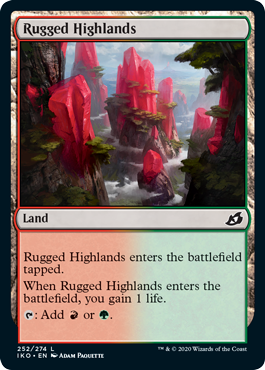Rugged Highlands (Ikoria: Lair of Behemoths) Light Play