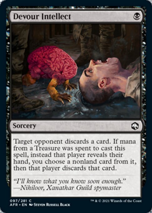 Devour Intellect (Adventures in the Forgotten Realms) Light Play Foil