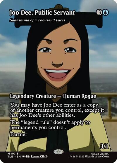 Joo Dee, Public Servant - Sakashima of a Thousand Faces (Borderless) (Avatar: The Last Airbender: Eternal-Legal) Light Play