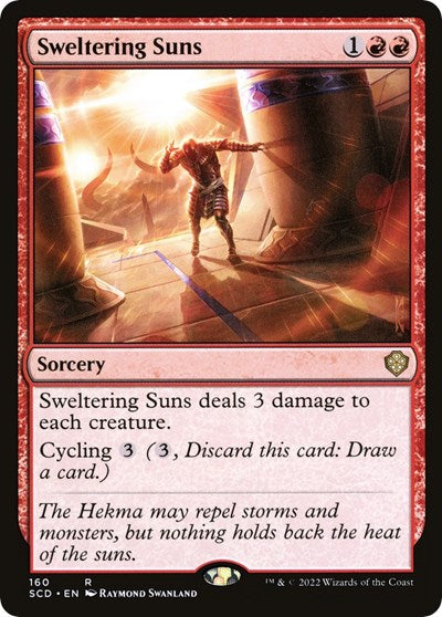 Sweltering Suns (Commander 2022 Starter Decks) Light Play