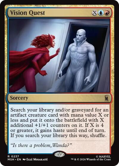 Vision Quest (Marvel Super Heroes) Light Play Foil